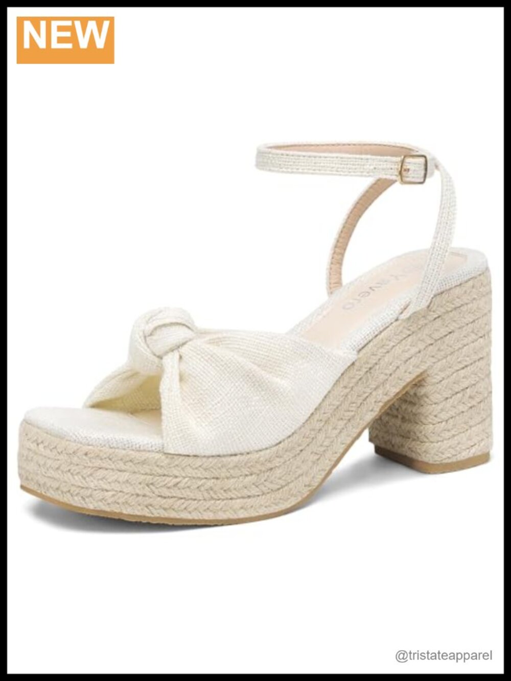 Womens Espadrille Platform Wedge Sandals Chunky Heel Bow Ankle Strap